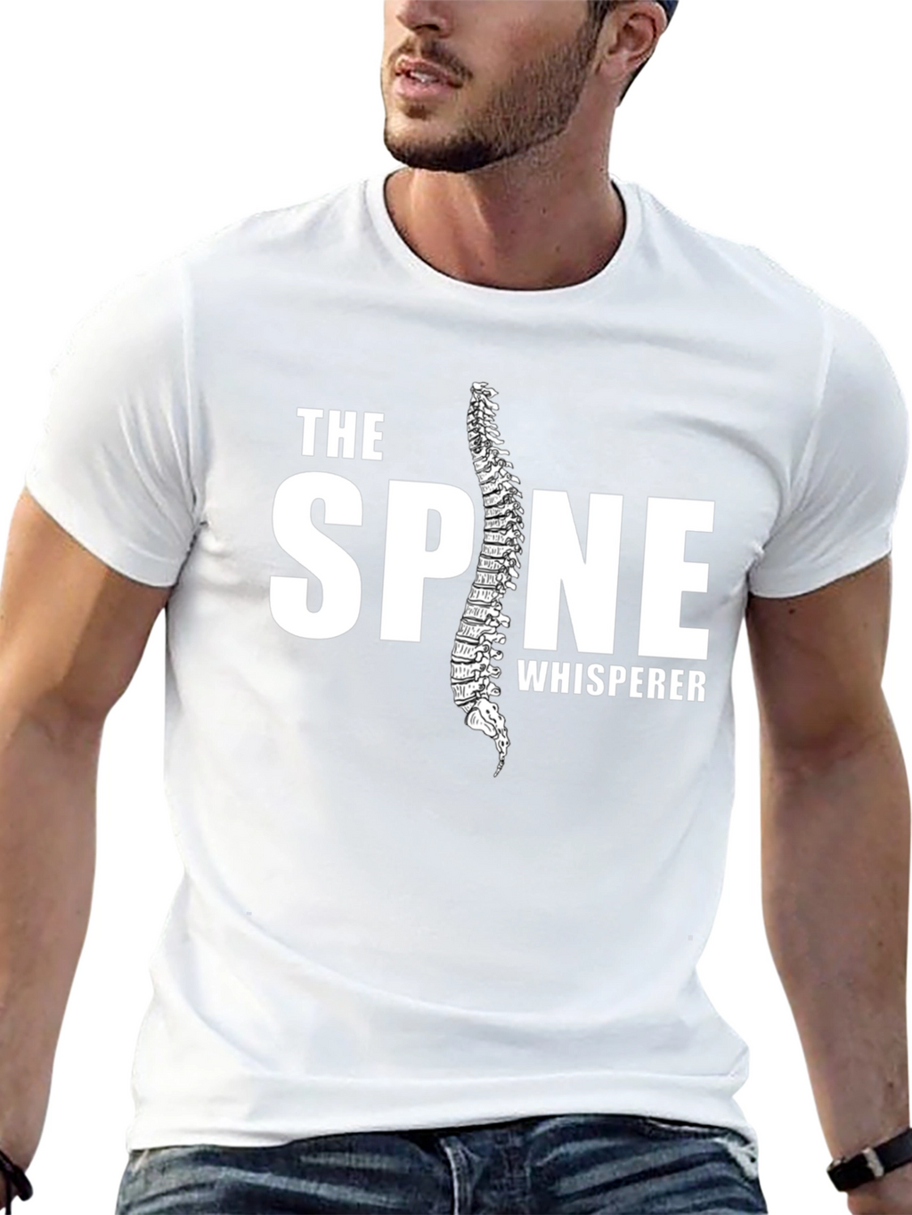 The Spine Whisperer Black T-Shirt