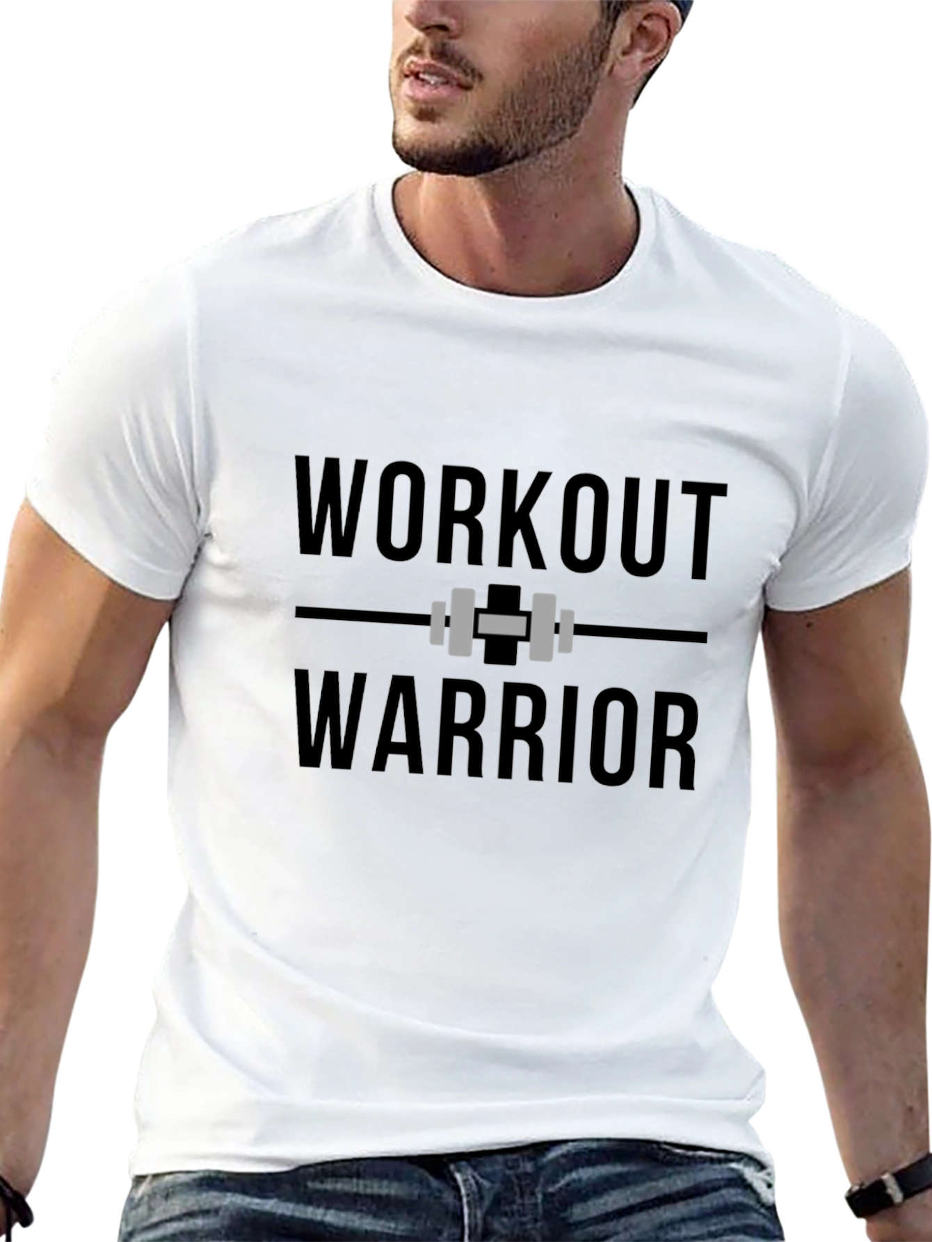 Workout Warrior Graphic Tee - Fitness Apparel