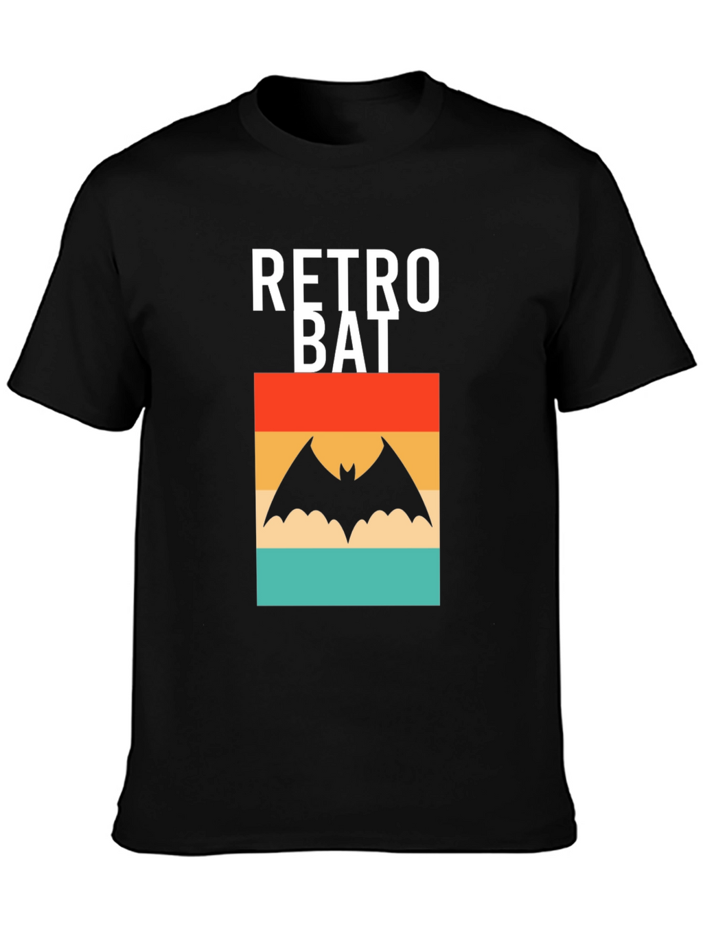 Retro Bat Graphic T-Shirt