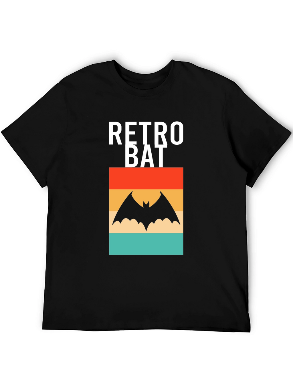 Retro Bat Graphic T-Shirt