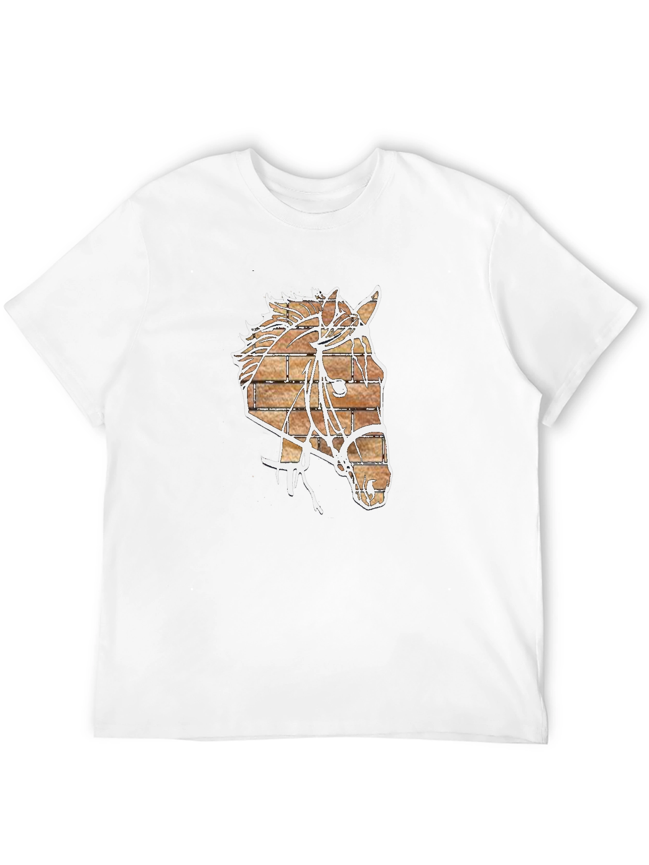 Brick Horse Graphic T-Shirt