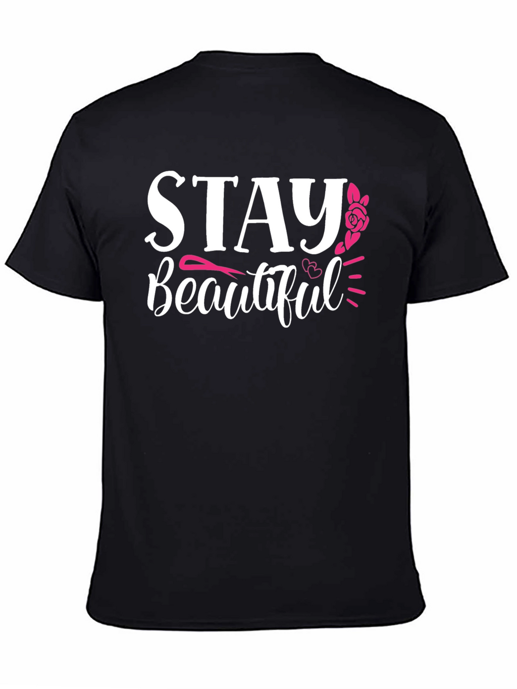 Stay Beautiful Graphic T-Shirt - Black