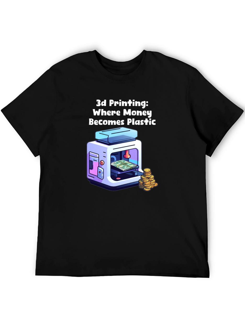 3D Printing Money T-Shirt: Plastic Becomes Money!