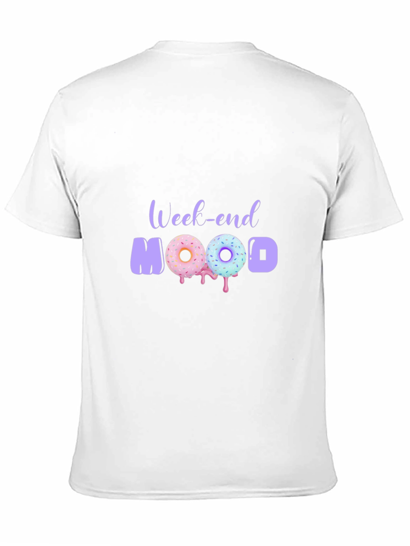 Weekend Mood Donut T-Shirt - Casual Style