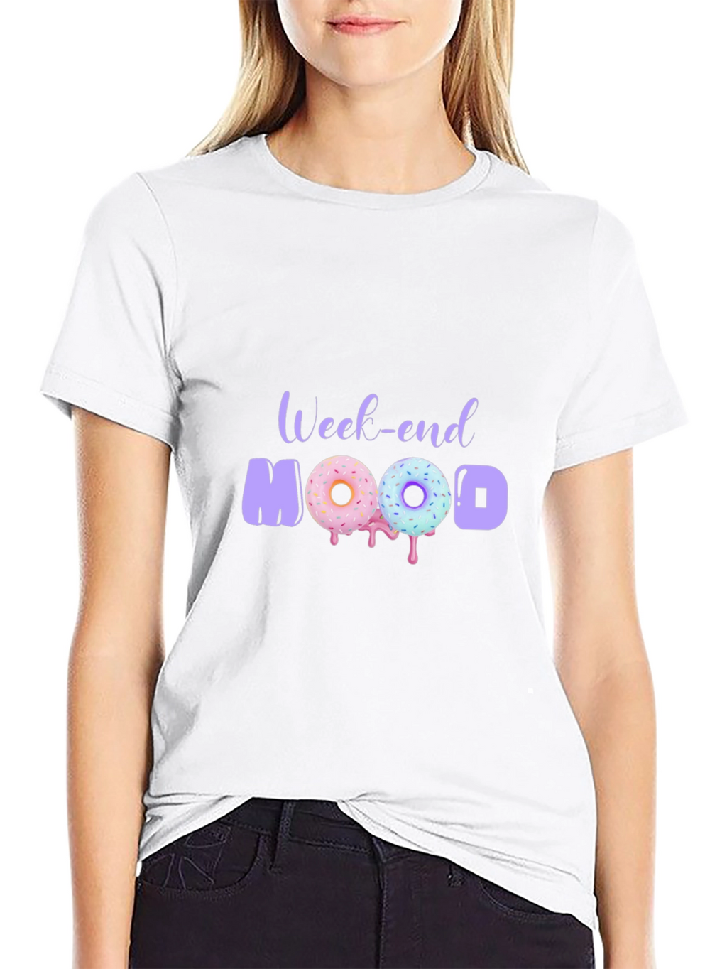 Weekend Mood Donut T-Shirt - Casual Style