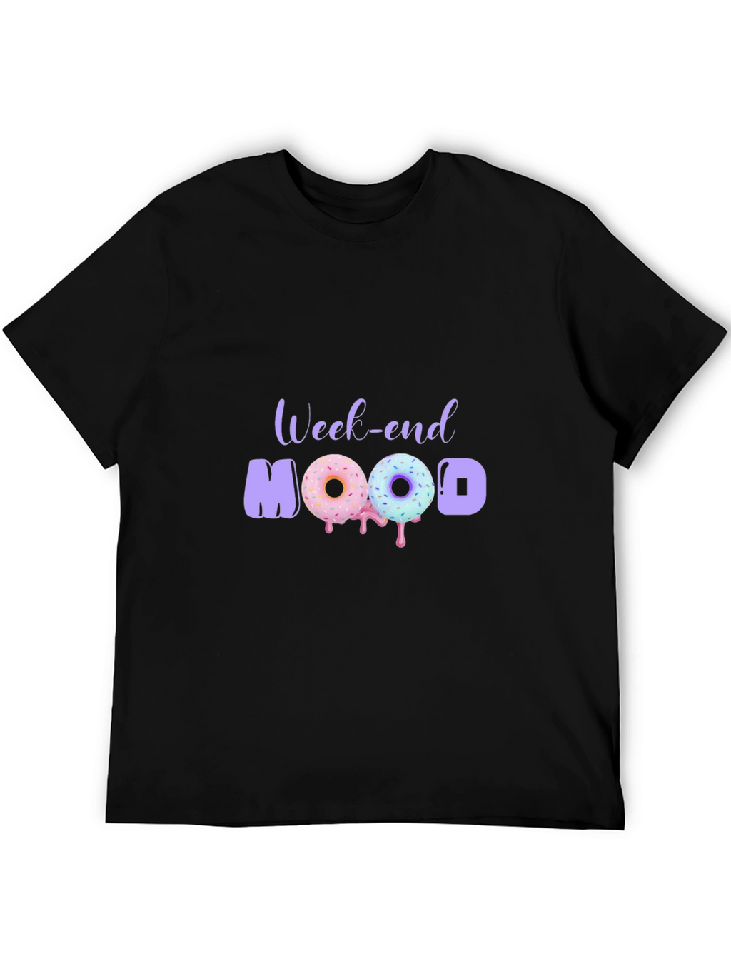 Weekend Mood Donut T-Shirt - Casual Style
