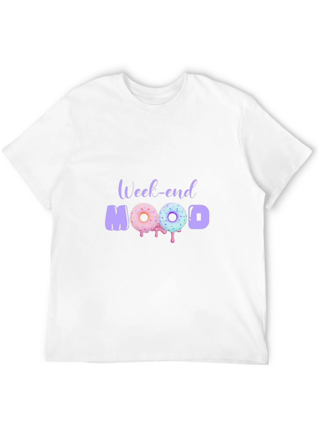 Weekend Mood Donut T-Shirt - Casual Style