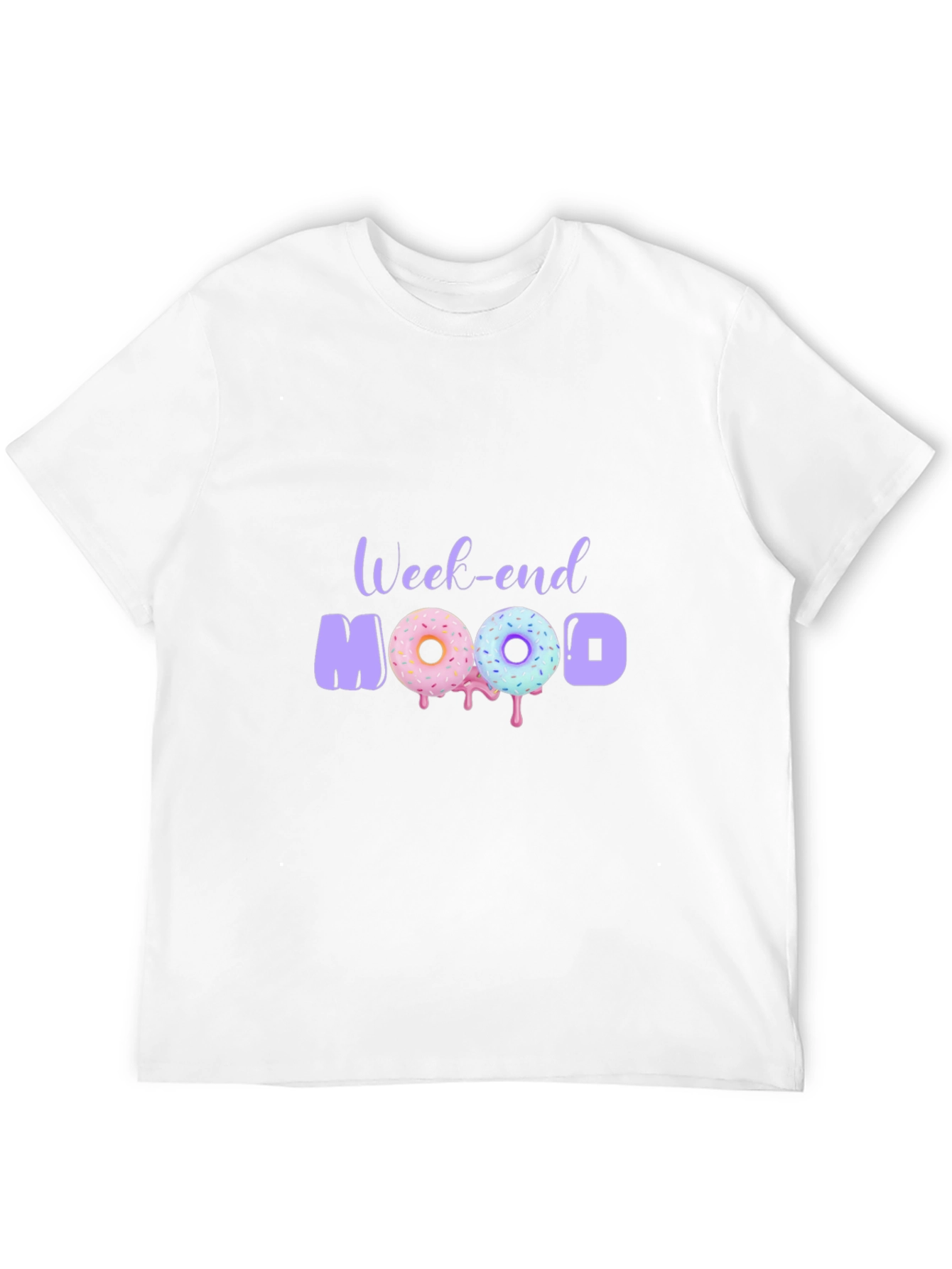 Weekend Mood Donut T-Shirt - Casual Style