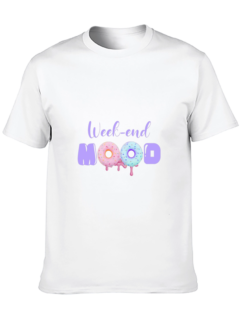 Weekend Mood Donut T-Shirt - Casual Style