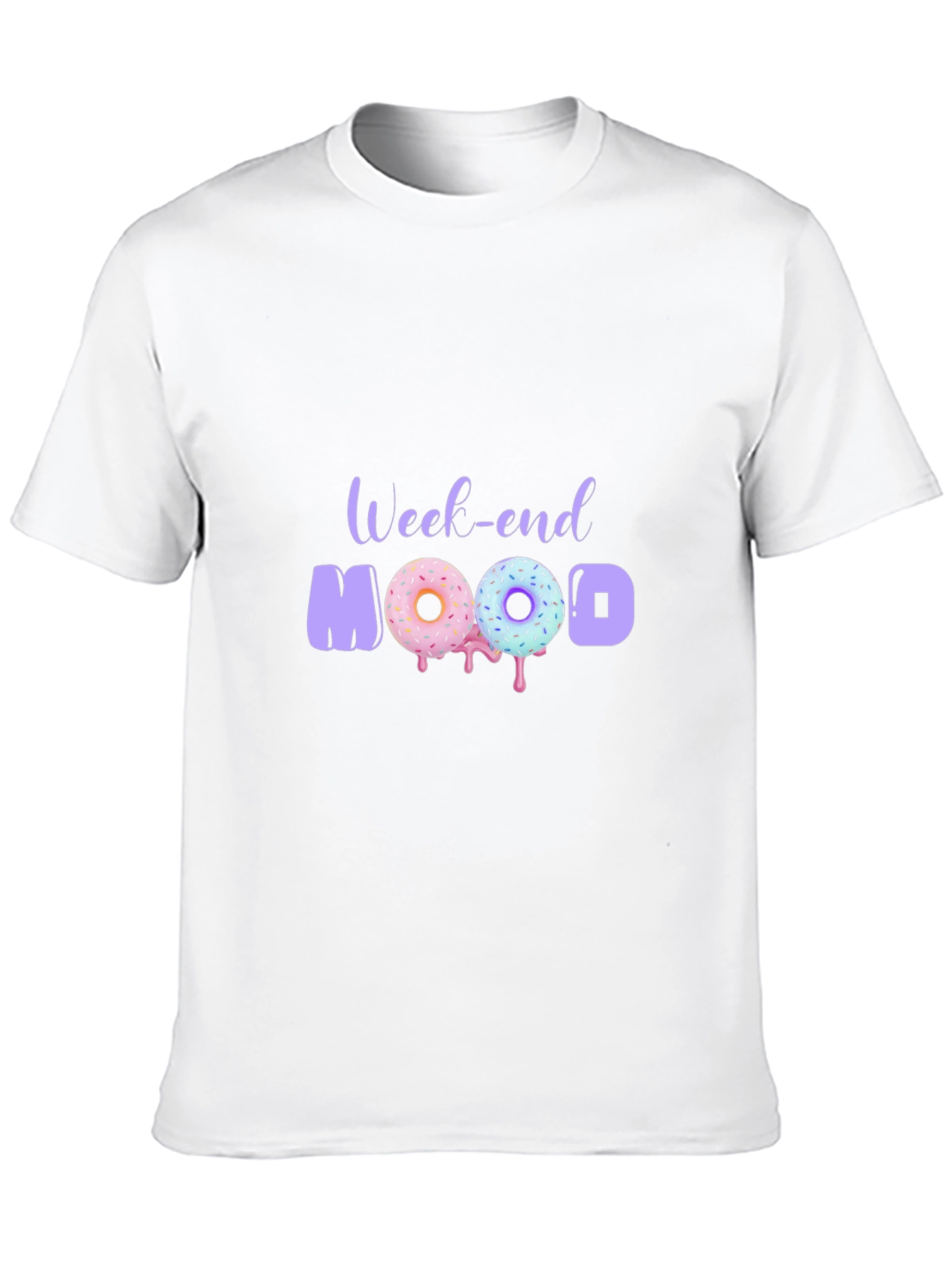 Weekend Mood Donut T-Shirt - Casual Style