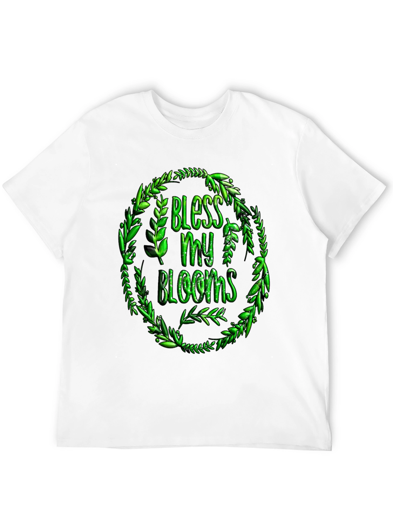Bless My Blooms Graphic T-Shirt - Black