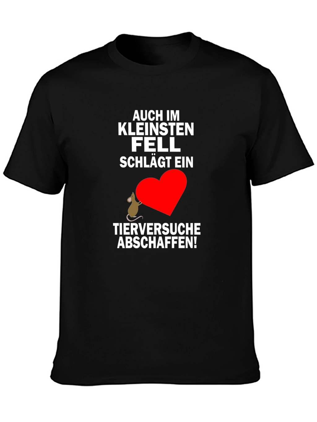 Animal Rights Graphic Tee - Abolish Animal Testing