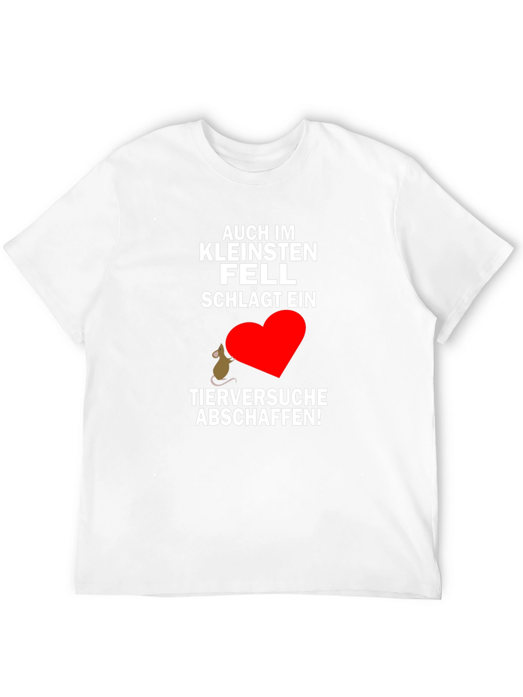 Animal Rights Graphic Tee - Abolish Animal Testing