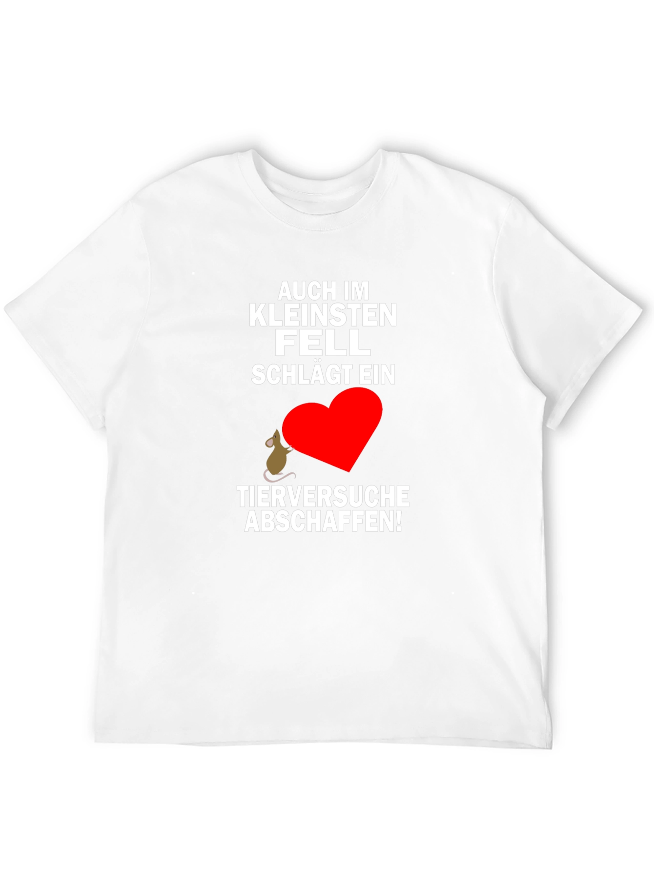 Animal Rights Graphic Tee - Abolish Animal Testing