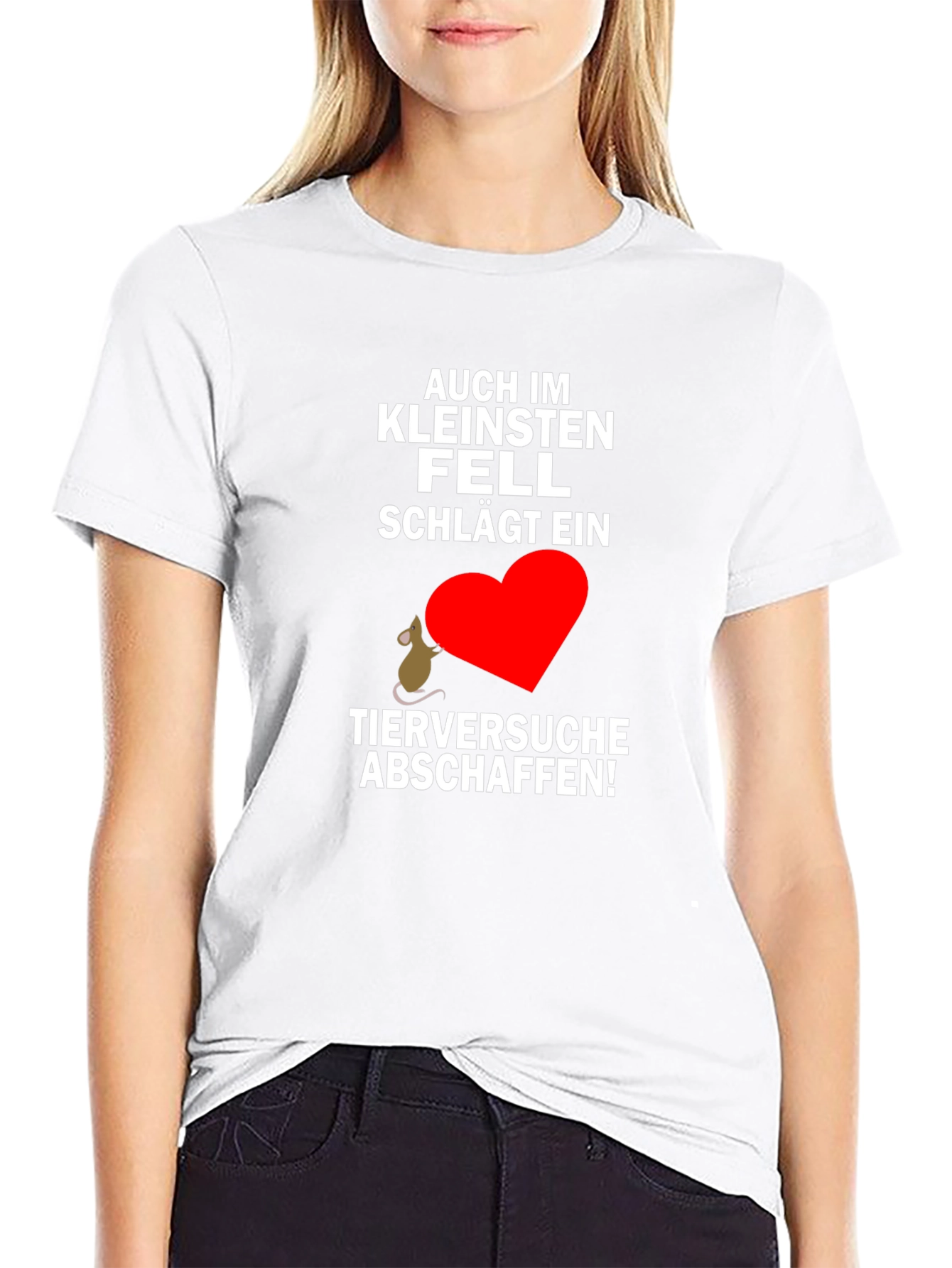 Animal Rights Graphic Tee - Abolish Animal Testing
