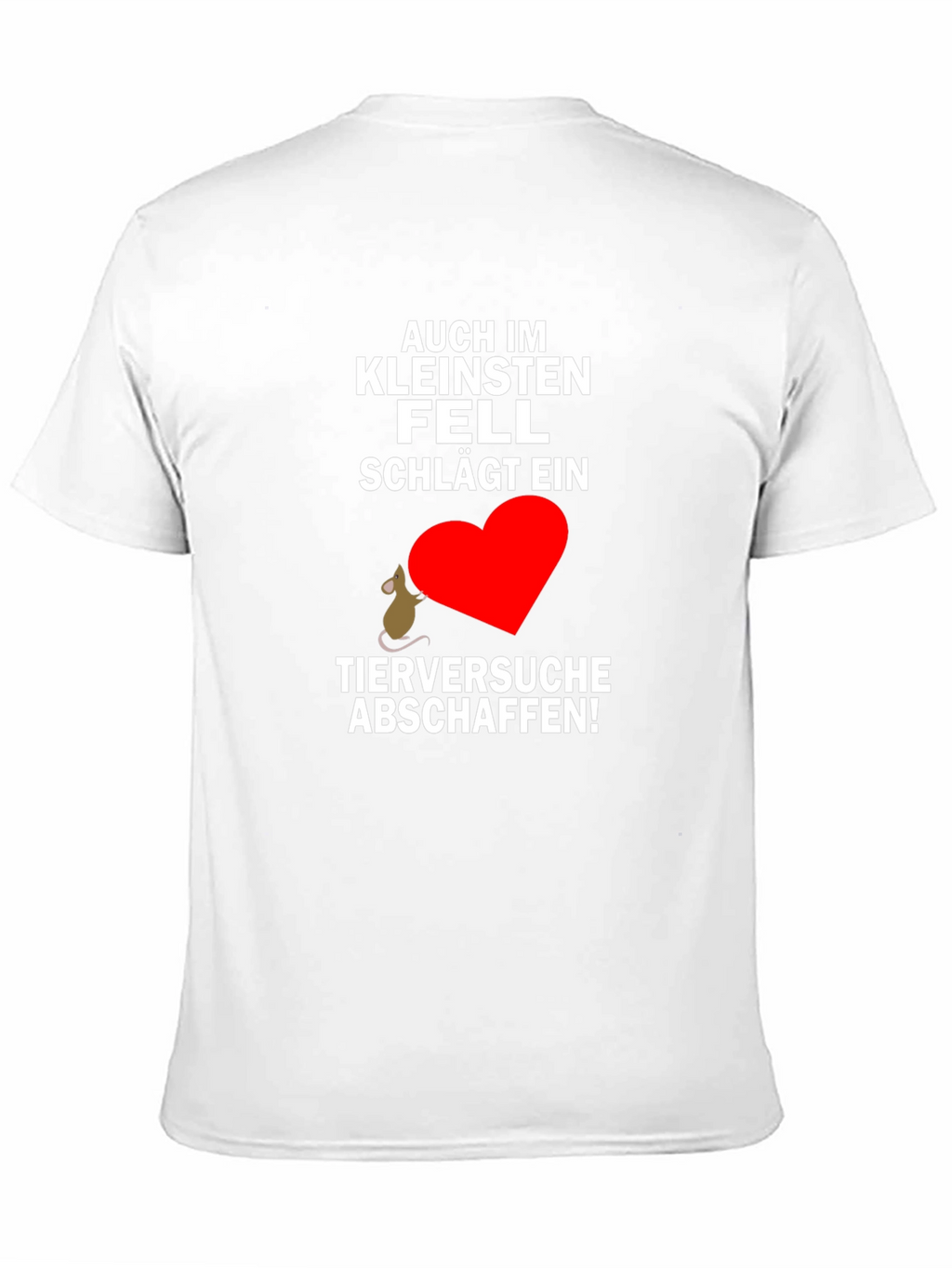 Animal Rights Graphic Tee - Abolish Animal Testing