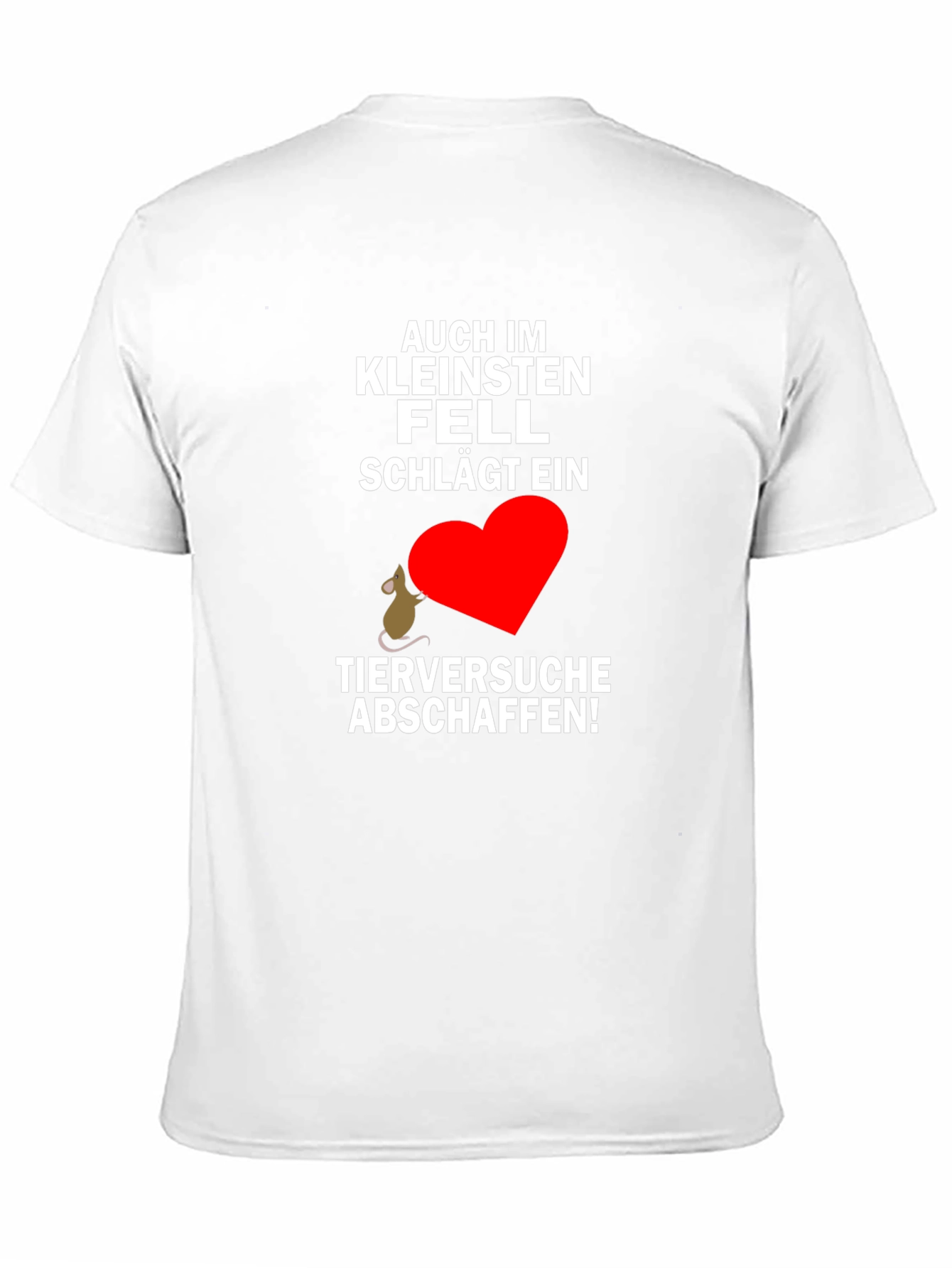 Animal Rights Graphic Tee - Abolish Animal Testing