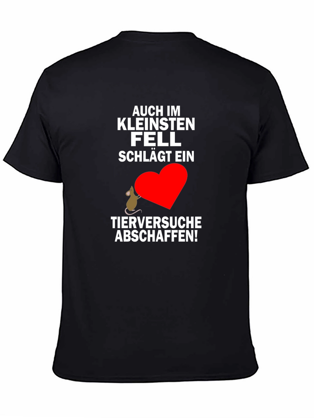 Animal Rights Graphic Tee - Abolish Animal Testing