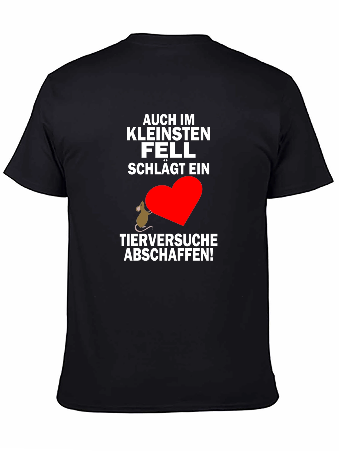 Animal Rights Graphic Tee - Abolish Animal Testing