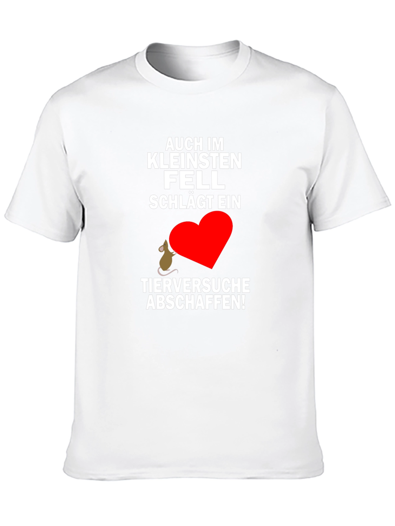 Animal Rights Graphic Tee - Abolish Animal Testing