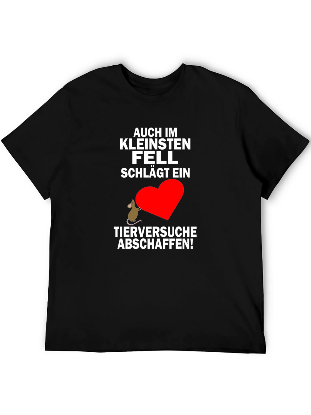 Animal Rights Graphic Tee - Abolish Animal Testing