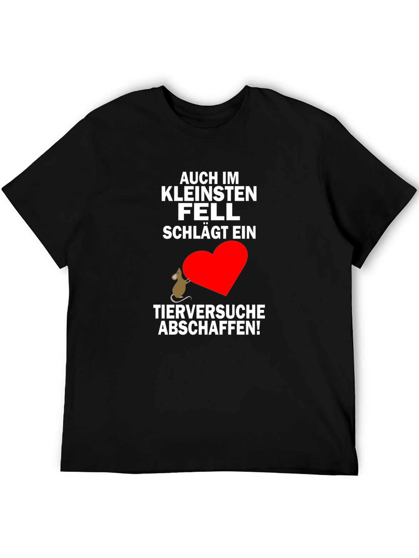 Animal Rights Graphic Tee - Abolish Animal Testing
