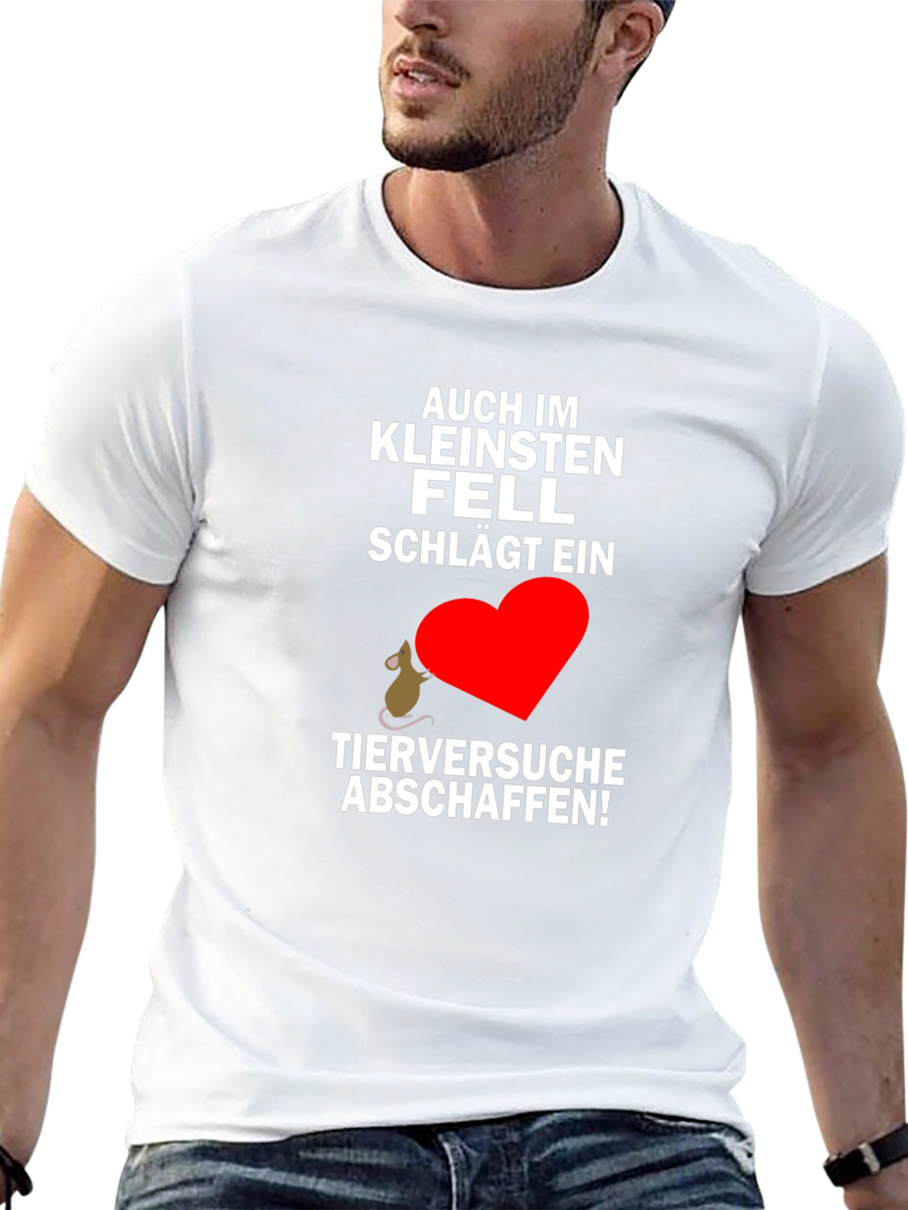 Animal Rights Graphic Tee - Abolish Animal Testing
