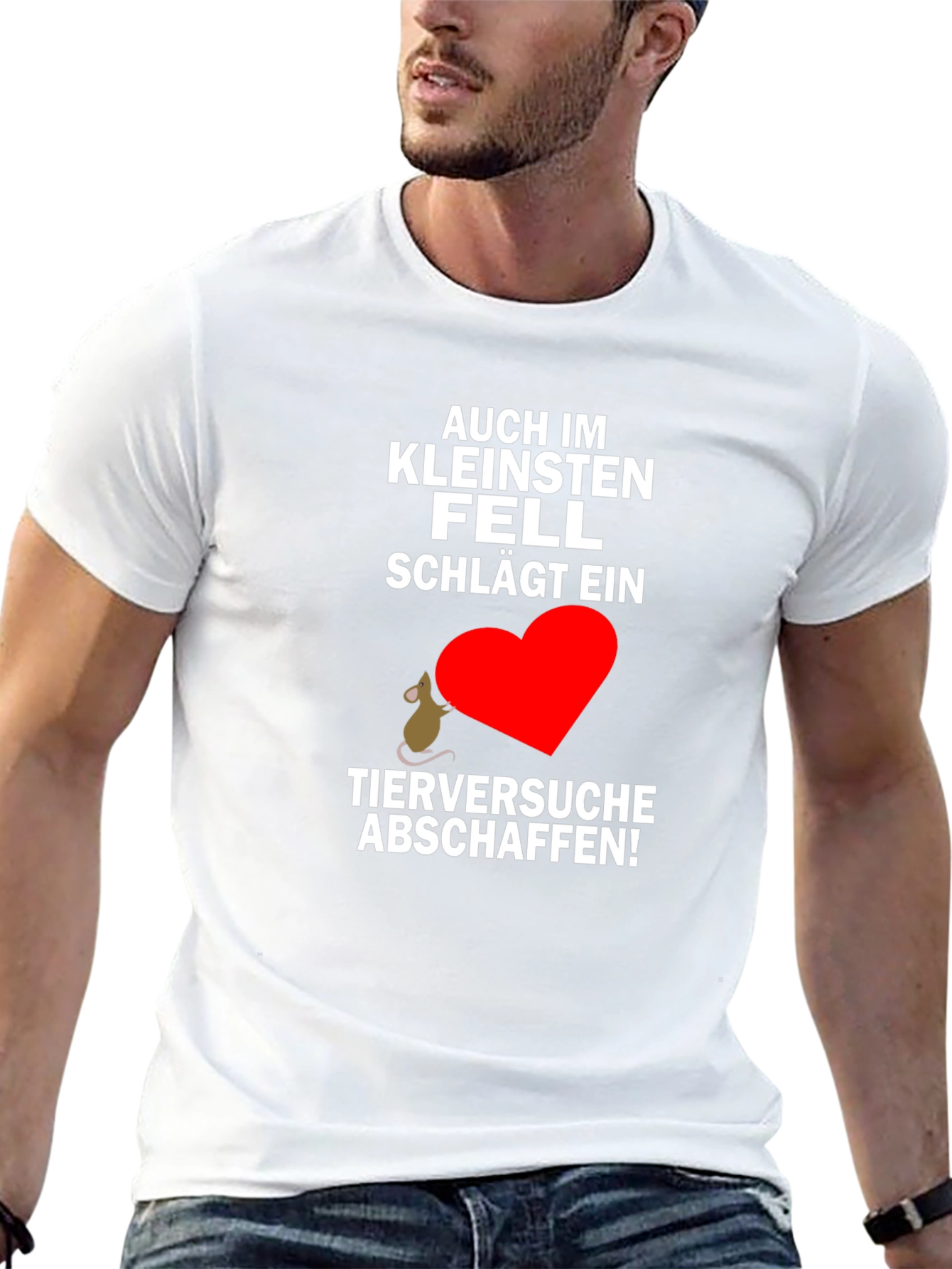 Animal Rights Graphic Tee - Abolish Animal Testing