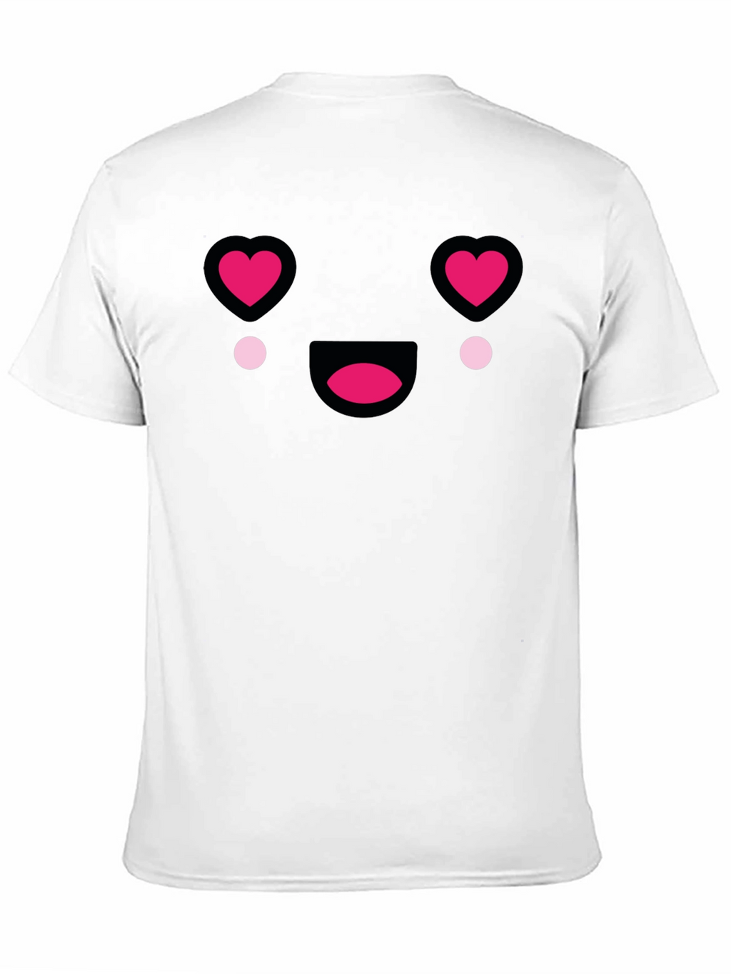 Heart Eyes Emoji T-Shirt - Black Tee
