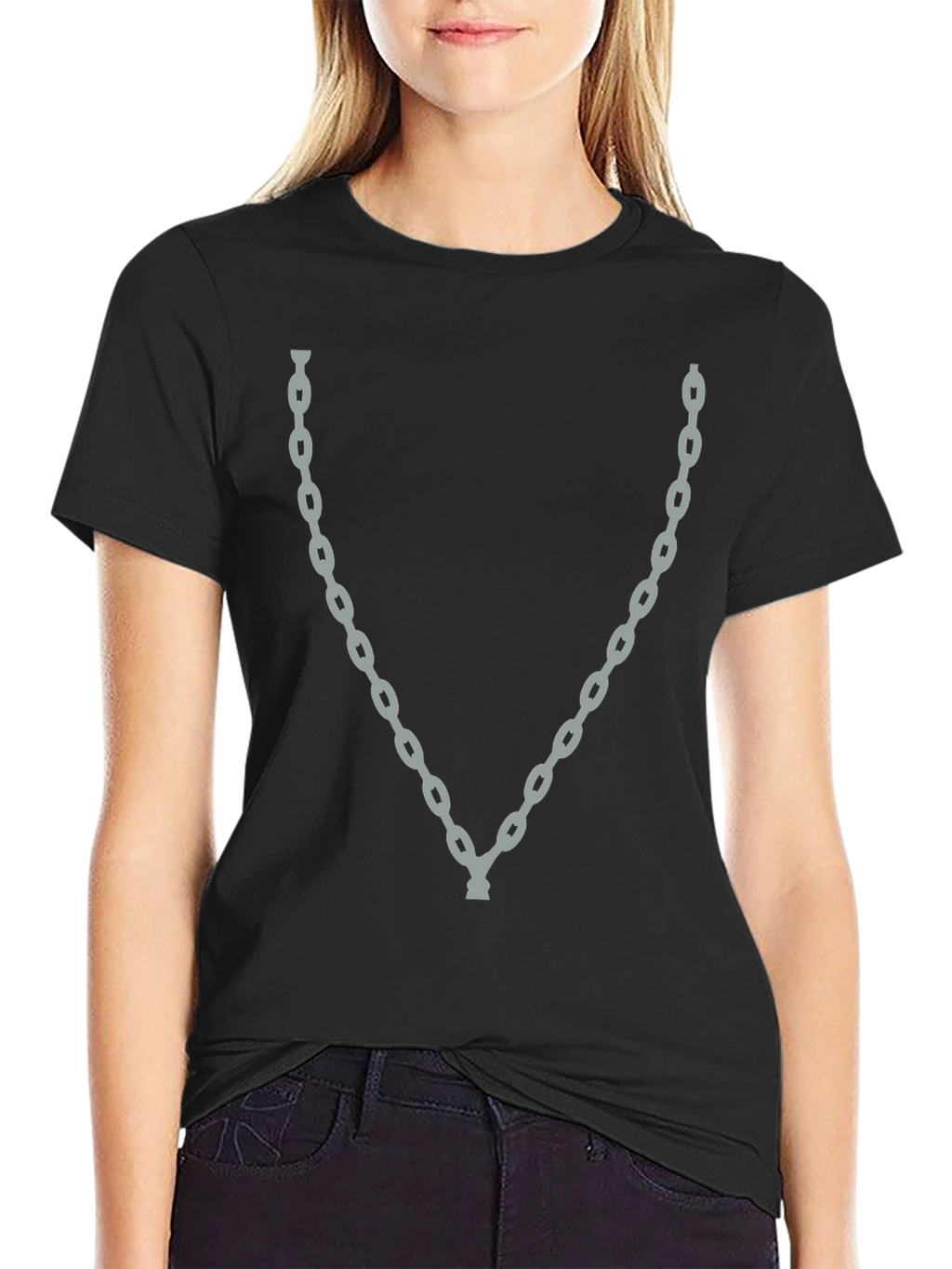 Chain Graphic Tee - Mens Black T-Shirt