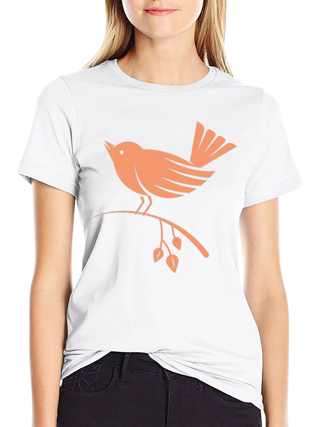 Bird on Branch Graphic Tee - Stylish Unisex Shirt