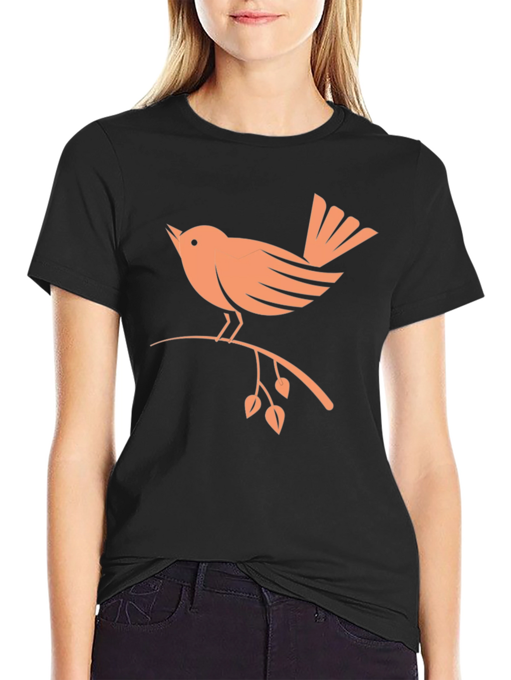 Bird on Branch Graphic Tee - Stylish Unisex Shirt