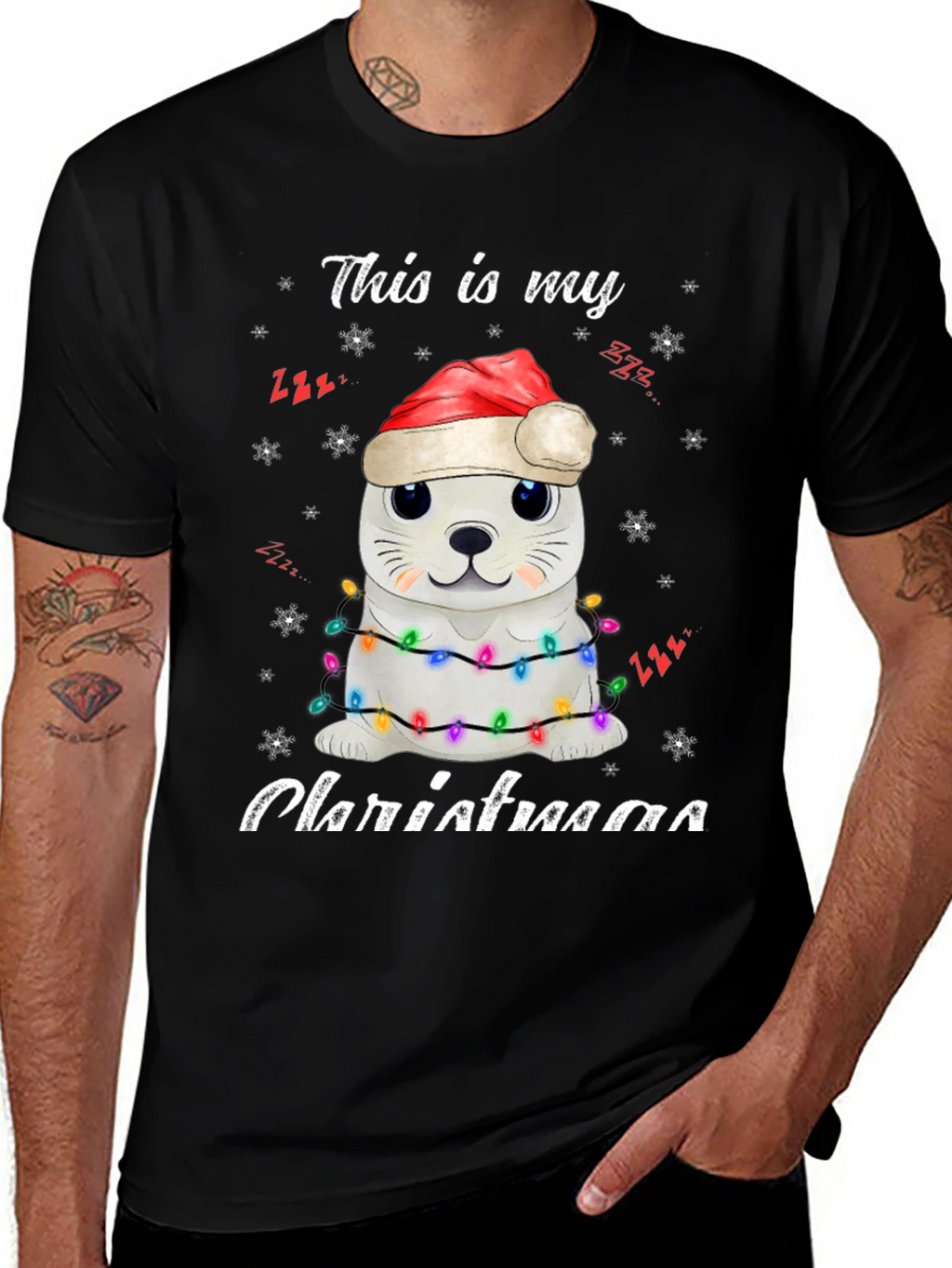 Christmas Seal T-Shirt - Holiday Apparel