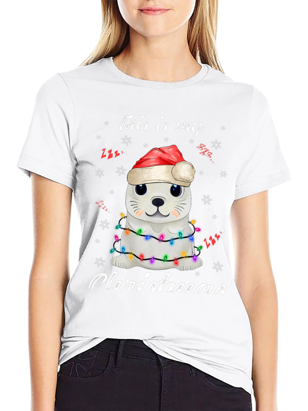Christmas Seal T-Shirt - Holiday Apparel