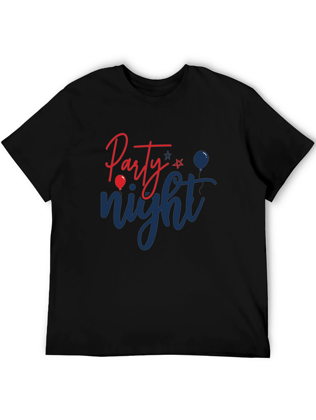Party Night Graphic Tee - Black